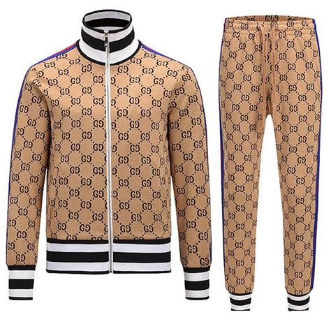 gucci jumpsuit black high neck|Gucci tracksuits for men.